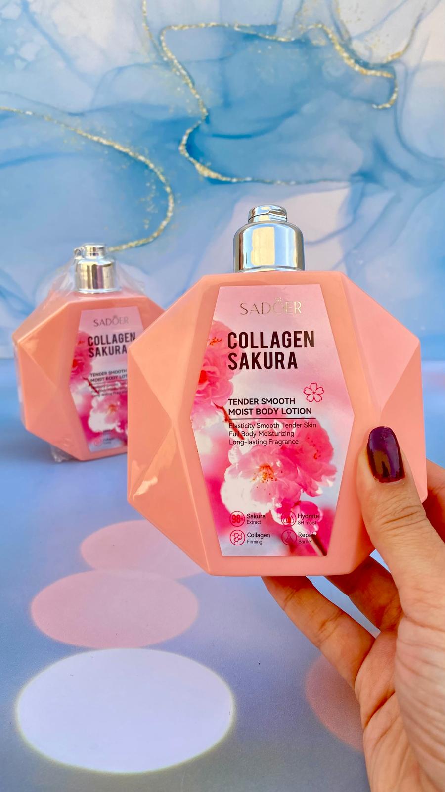 لوسیون بدن شکوفه گیلاس سادور SADOER حاوی کلاژن