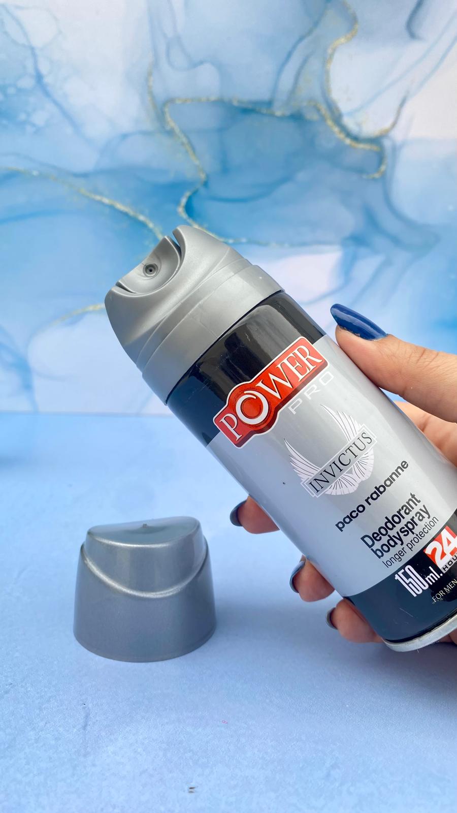 اسپری دئودورانت و خوشبو کننده بدن پاورپرو POWER PRO