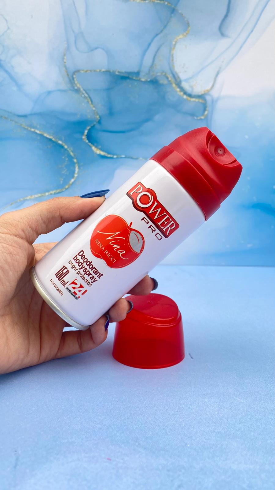 اسپری دئودورانت و خوشبو کننده بدن پاورپرو POWER PRO