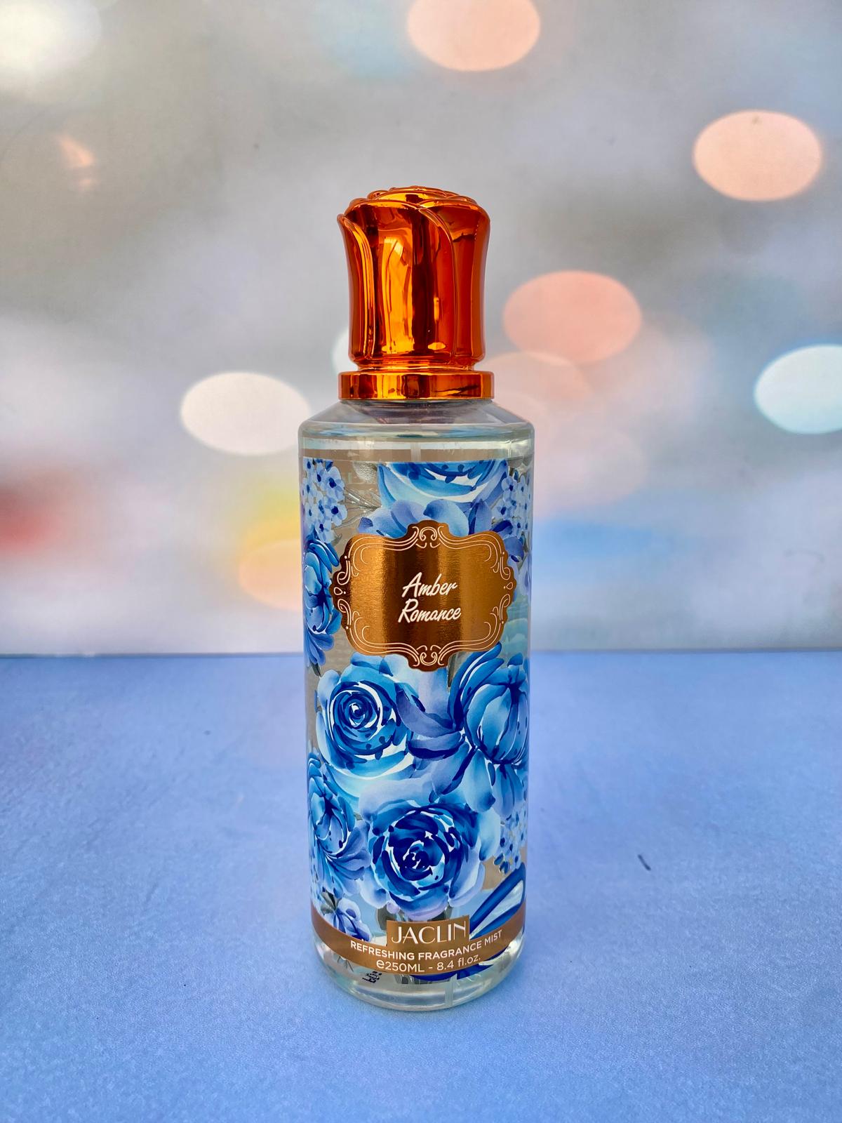 بادی اسپلش زنانه ژاکلین Jaclin رایحه امبر رومنس AMBER ROMANCE