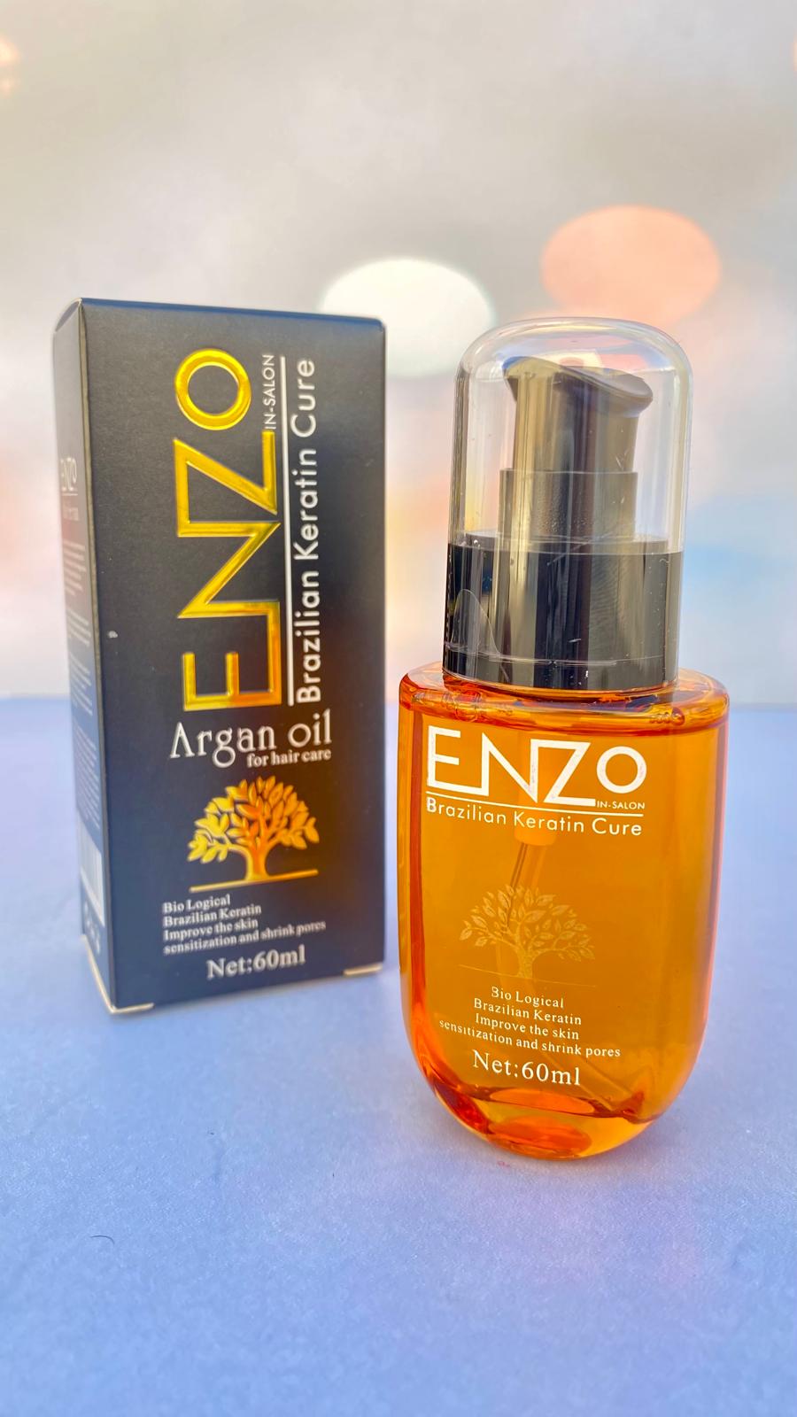 روغن مو آرگان انزو ENZO مدل Argan حجم ۶۰ میلی لیتر اورجینال