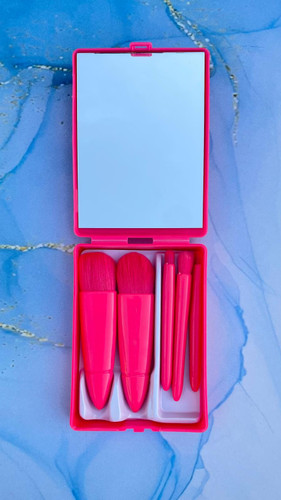 ست براش فانتزی 5 تکه آینه دار