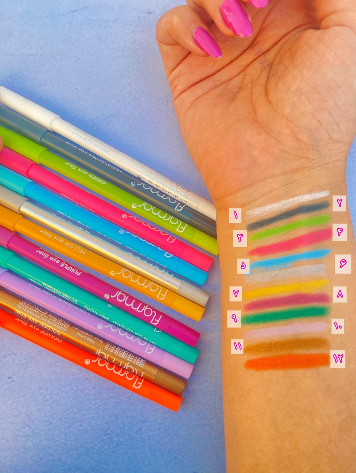 خط چشم رنگی فلورمار flormar