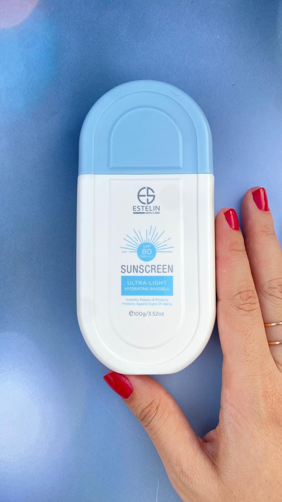 ضدآفتاب استلین مدل بیرنگ ESTELIN  Ultra-Light Hydrating Invisible