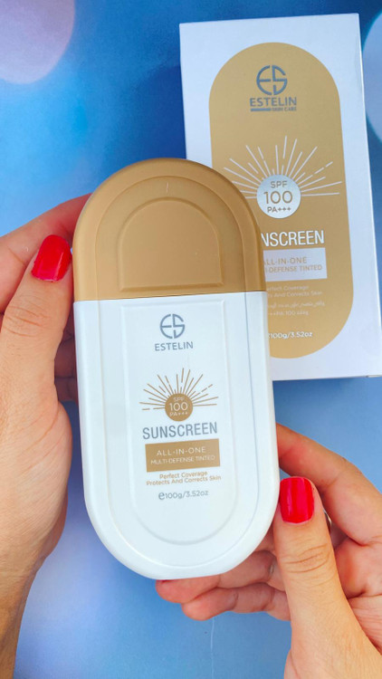 ضدآفتاب استلین مدل تینتی Estelin Tinted Sunscreen SPF 100