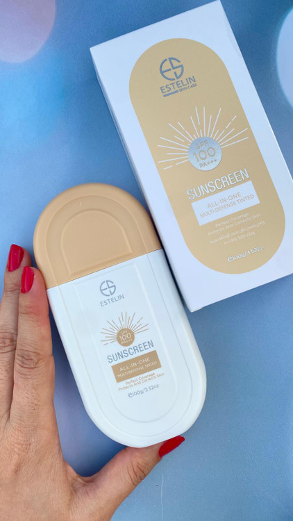 ضدآفتاب استلین مدل تینتی Estelin Tinted Sunscreen SPF 100