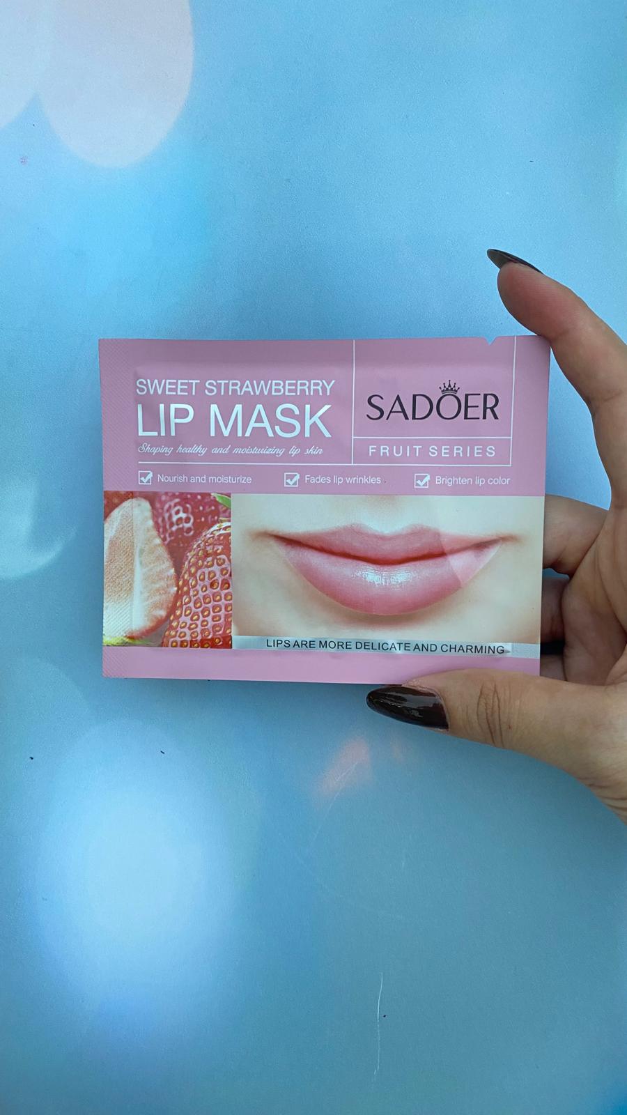 ماسک لب ورقه ای سادور توت فرنگی