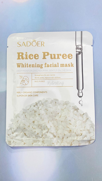 ماسک ورقه ای صورت سادور برنج