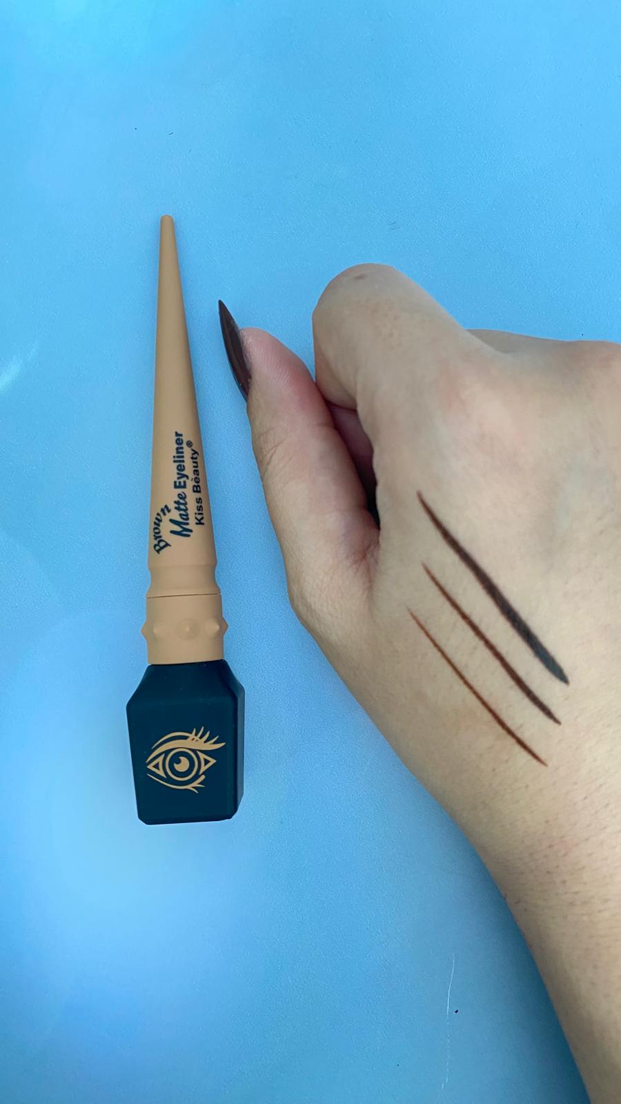 خط چشم ماژیکی کیس بیوتی Kiss Beauty - رنگ قهوه ای