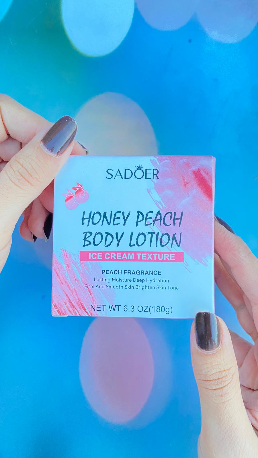 بستنی بدن سادور هلو و عسل گالری فیورا