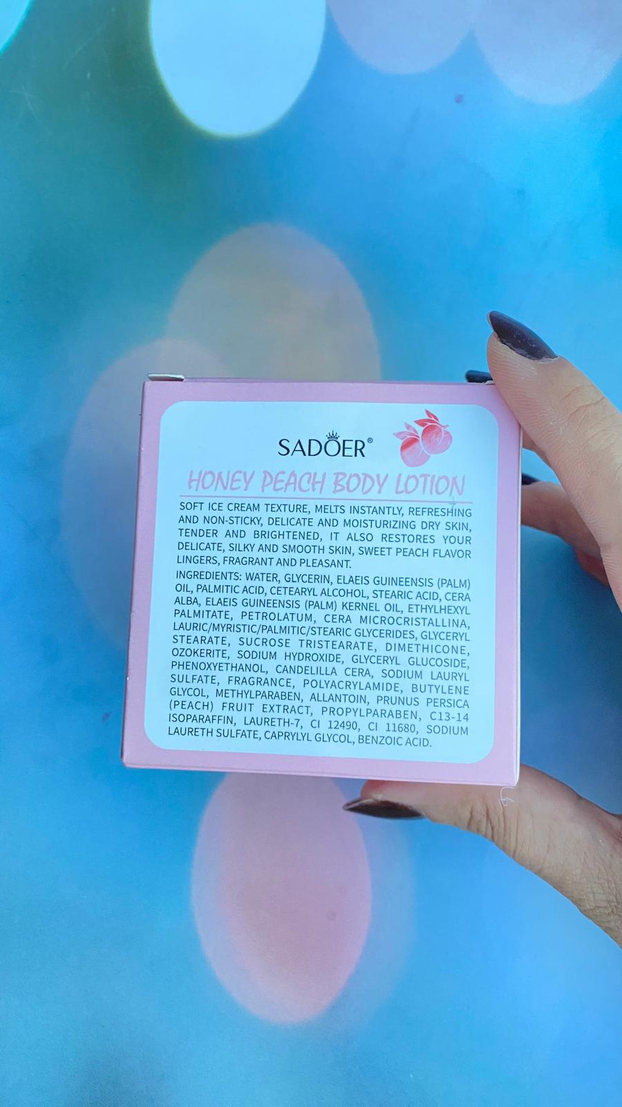 بستنی بدن سادور هلو و عسل گالری فیورا