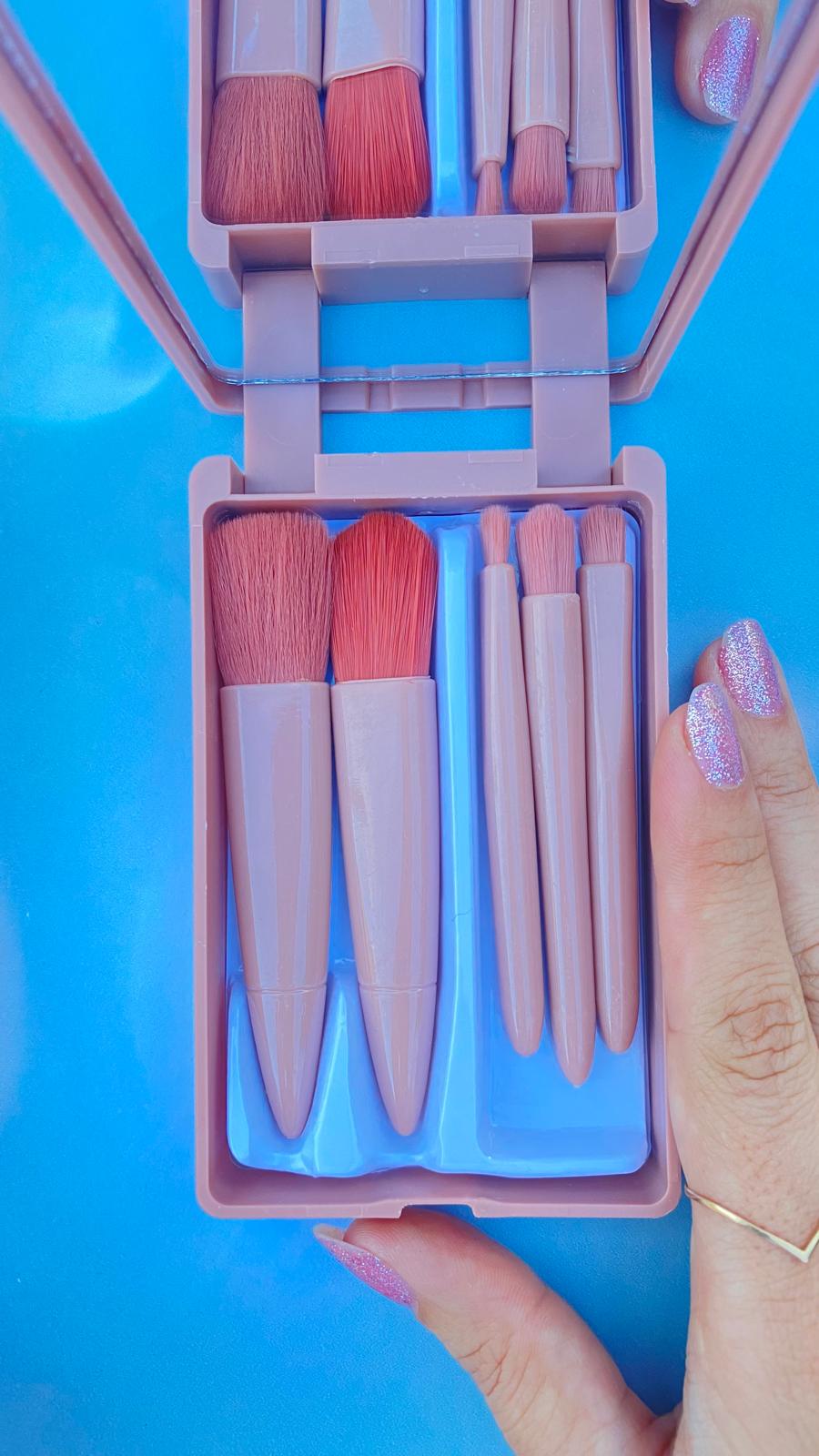 ست براش فانتزی 5 تکه آینه دار