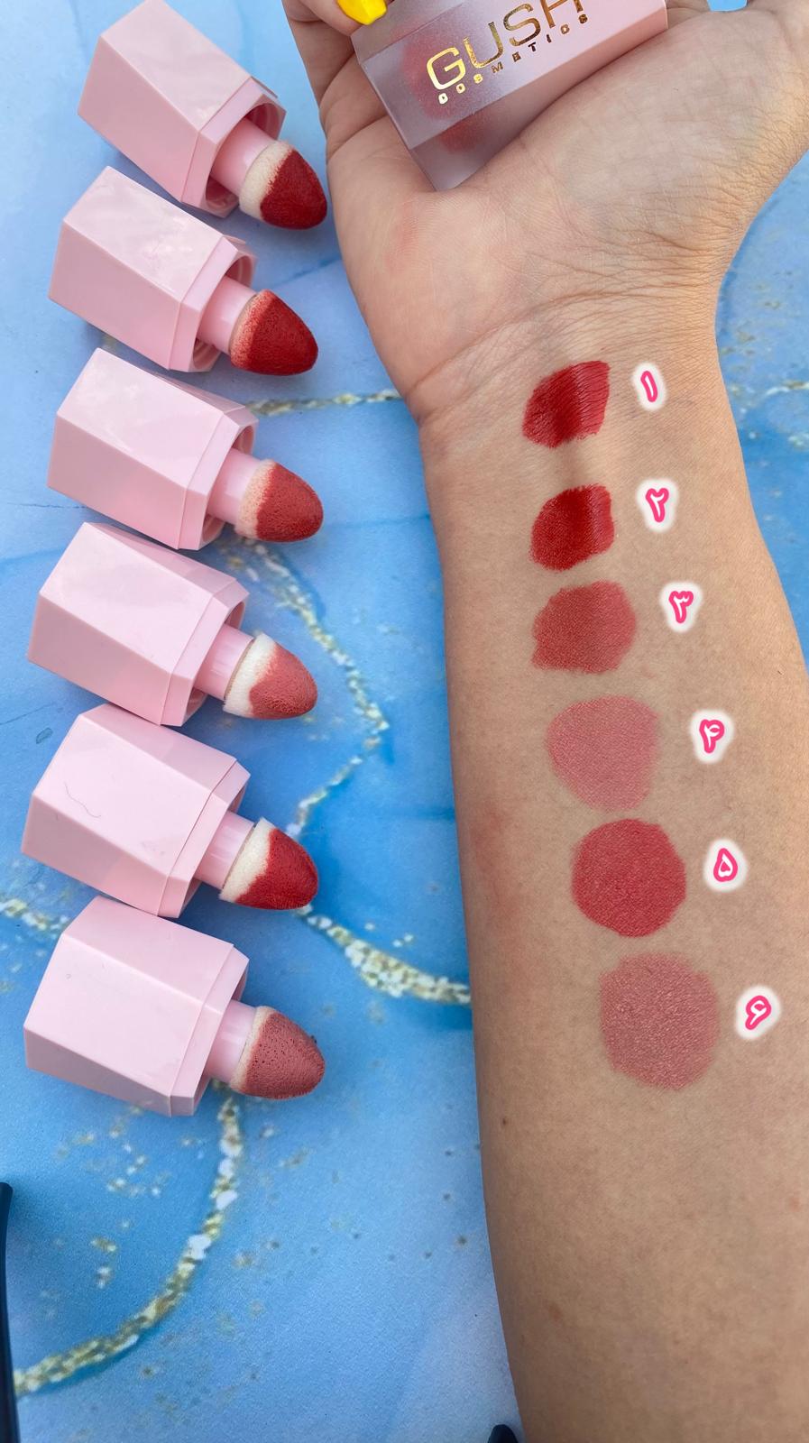 رژگونه مایع پددار برند گاش GUSH
