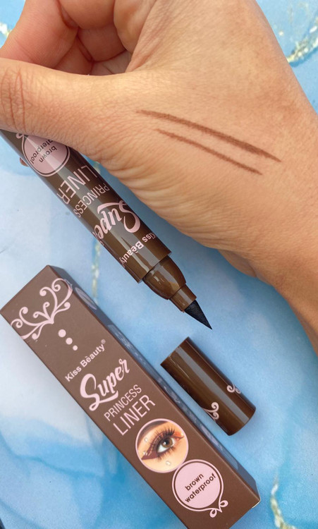 خط چشم ماژیکی - رنگ قهوه ای کیس بیوتی