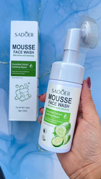 فوم شستشو صورت براش دار خیار