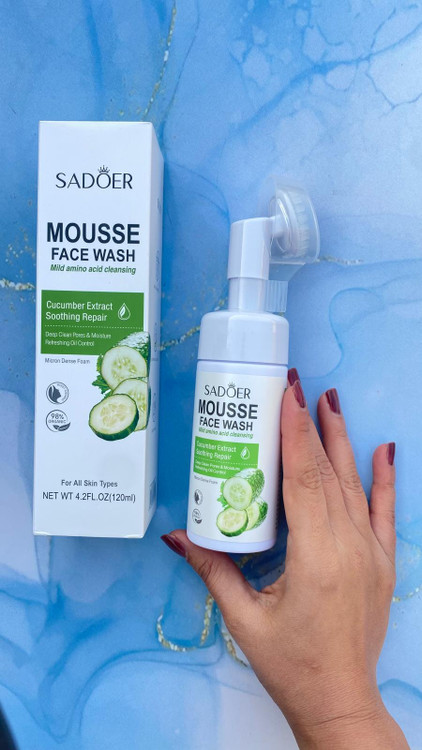 فوم شستشو صورت براش دار خیار