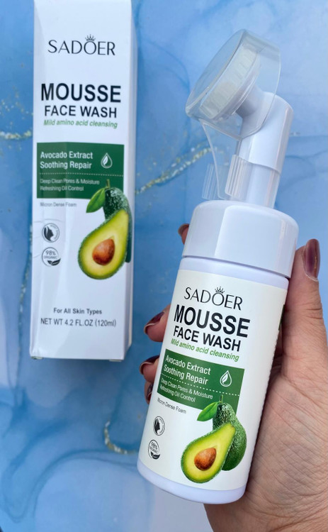 فوم شستشو صورت براش دار آووکادو