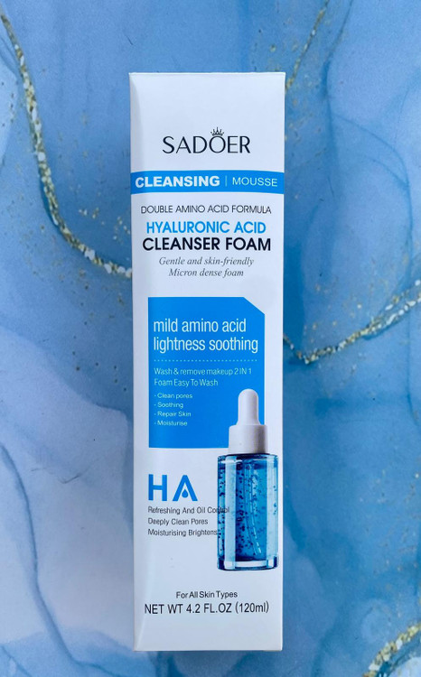 فوم شستشو صورت براش دار هیالورونیک اسید