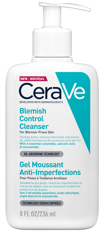 ژل شستشوی صورت سراوی مدل Blemish Control